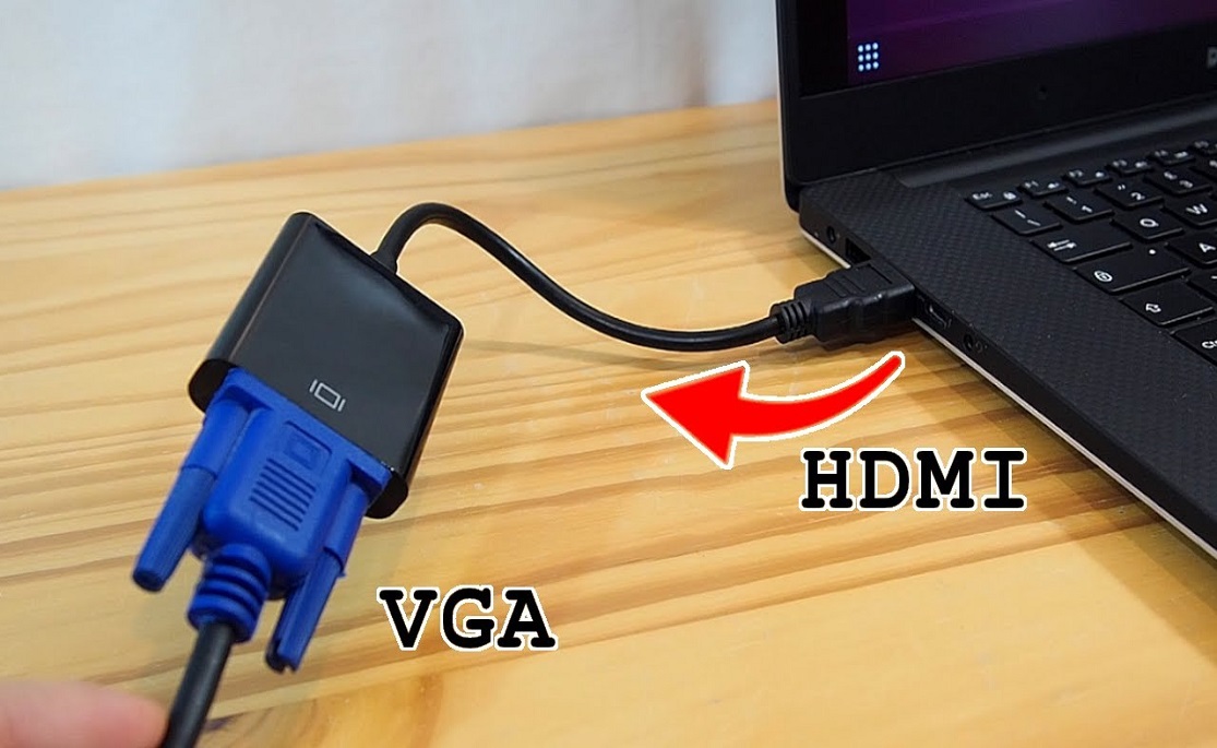 Как настроить ноутбук для использования как монитор через vga?